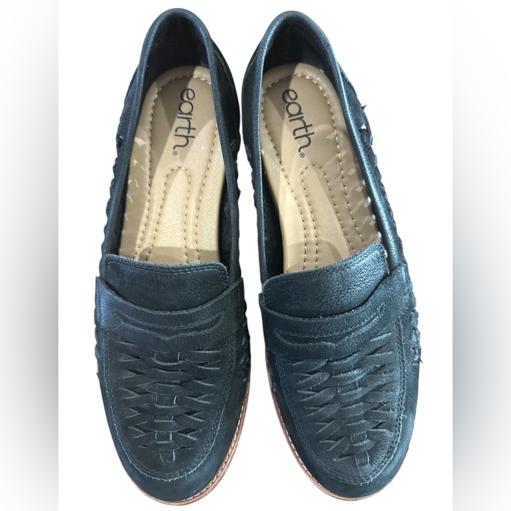 Earth Ella Woven Leather Penny Loafer Women’s 8 1/2 - Picture 6 of 6